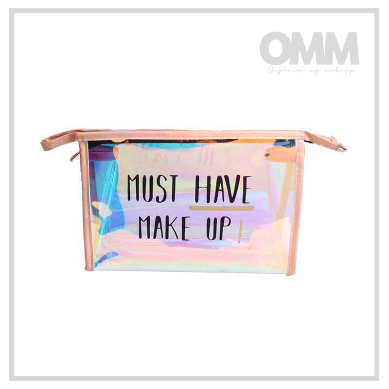 Must Have Holographic Makeup Bag
